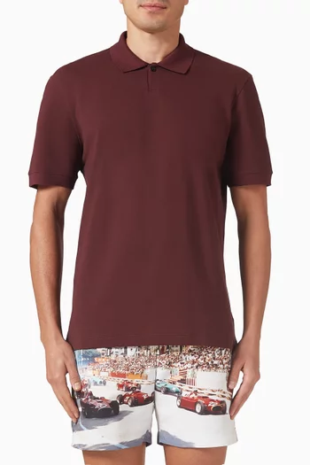 Bruno Polo T-shirt in Cotton-piqué