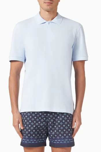 Bruno Polo T-shirt in Cotton-piqué