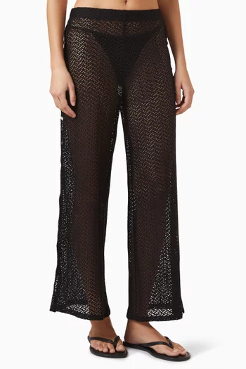 Federica Sheer Knit Pants