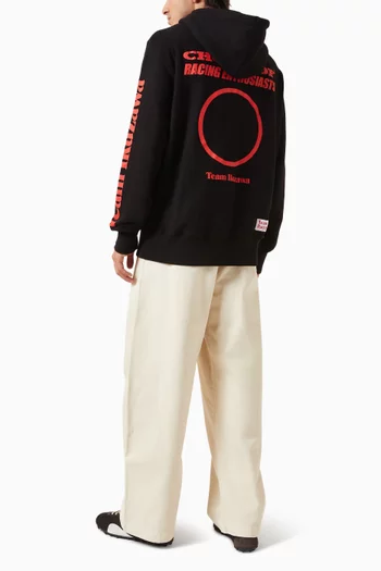 Race Logo Hoodie in Organic Cotton