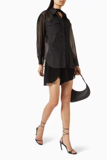 شورت ميراج قماش بطيّات بليسيه