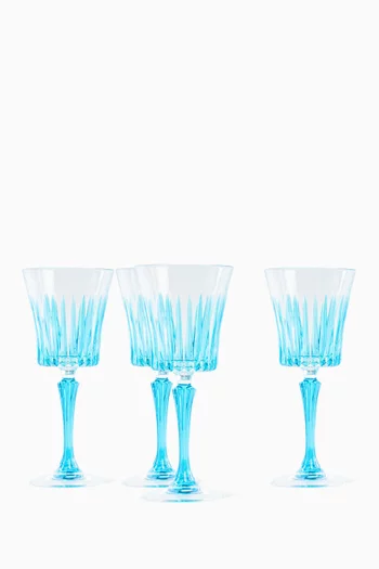 Crystal Wine Glasses, Set of 4