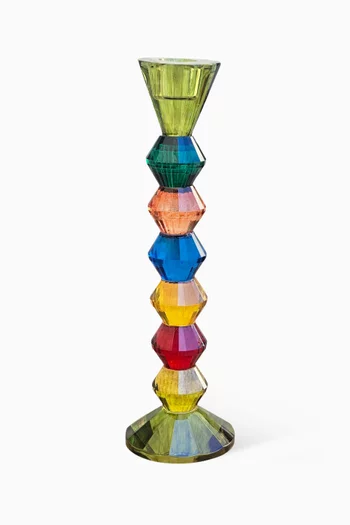 Candlestick Holder in Crystal Glass