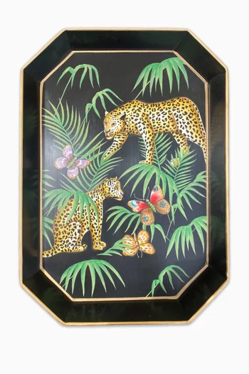 Animal Tray in Hand-painted Iron