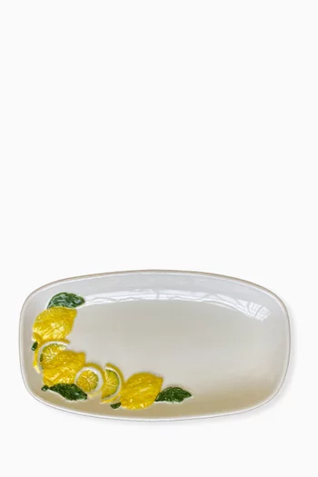 Lemon Tray in Hand-painted Ceramic