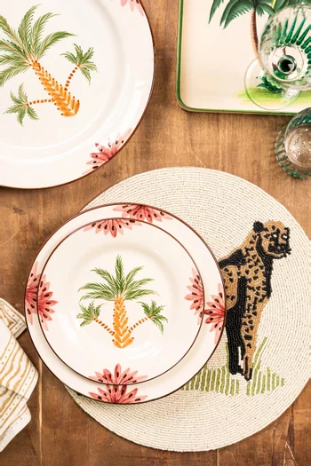 The Dates Tree Pasta Plate in Ceramic