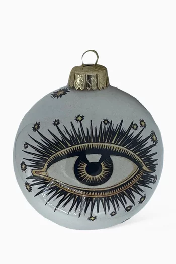 Festive Eye Bauble in Porcelain