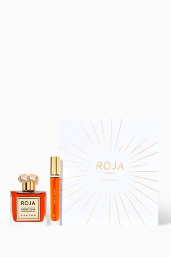 مجموعة هدايا عطر امبر عود