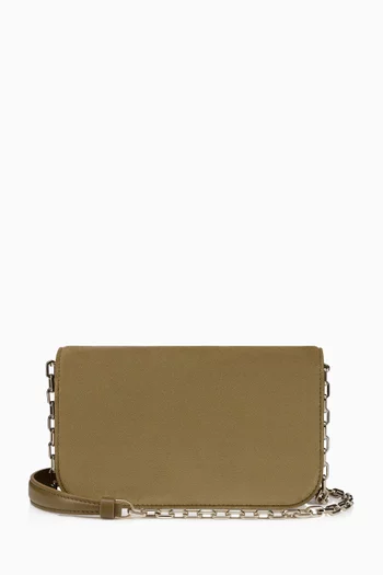 Paloma Clutch Bag in Leather
