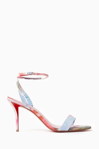 صندل ميس زي بكعب 80 مم قماش