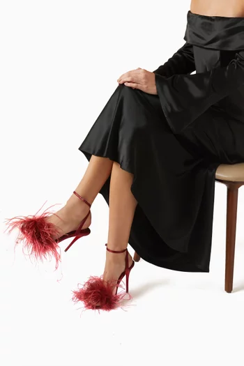 Miss Z Poupi 100 Sandals in Crepe-satin