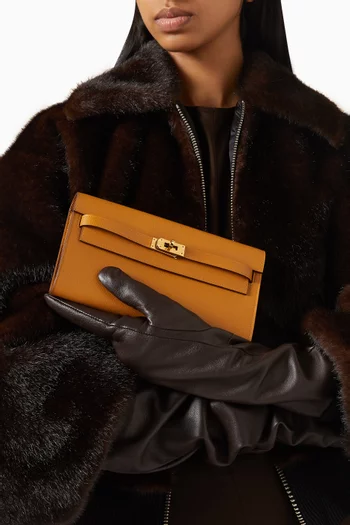 Unused Kelly To Go Crossbody Bag in Evercolour Leather