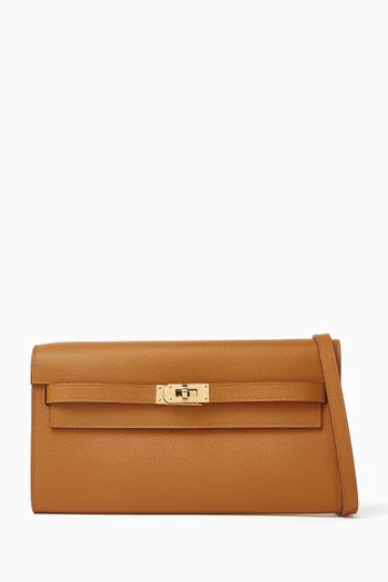 Unused Kelly To Go Crossbody Bag in Evercolour Leather