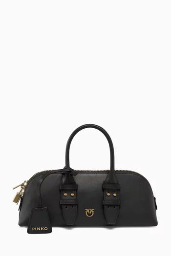 حقيبة بولينغ مستطيلة جلد