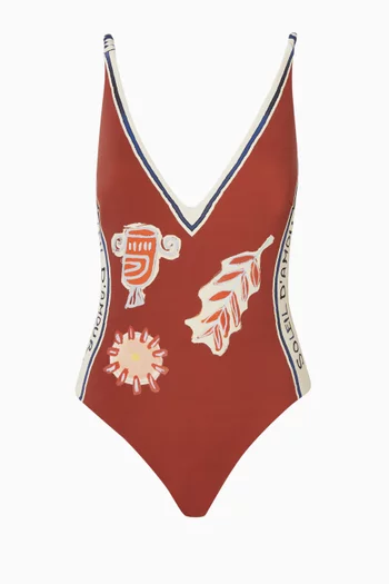 لباس سباحة سولاي دامور قطعة واحدة