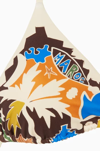 قطعة بيكيني علوية ماروك بتصميم مثلث