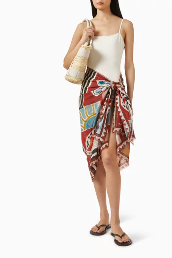 باريو بنقشة قطن عضوي ألميس x الارنسي