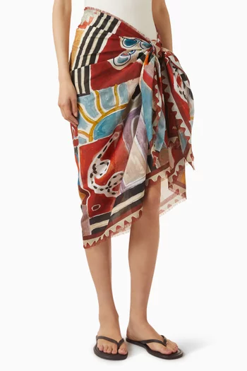 باريو بنقشة قطن عضوي ألميس x الارنسي