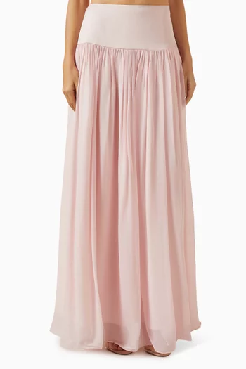 تنورة سولين طويلة