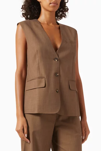 Asher Sleeveless Blazer