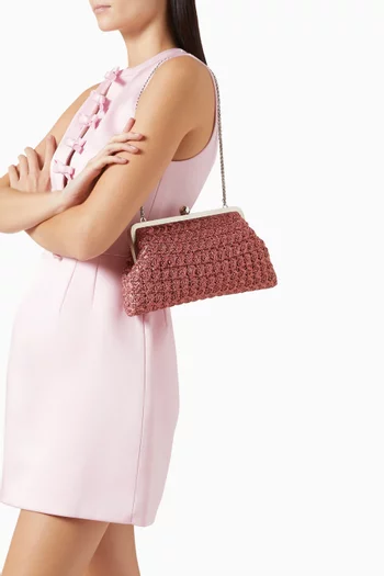 حقيبة إكليبس كلاسيكية كروشيه