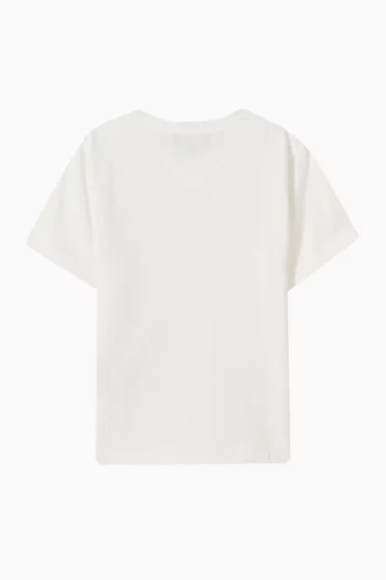 Micro Eagle Logo T-shirt in Cotton-jersey