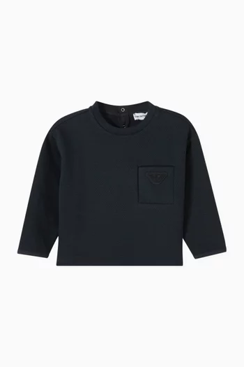 Eagle Logo Sweatshirt in Cotton-blend