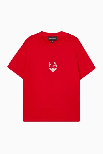 Horse Fantasy-print T-shirt in Cotton