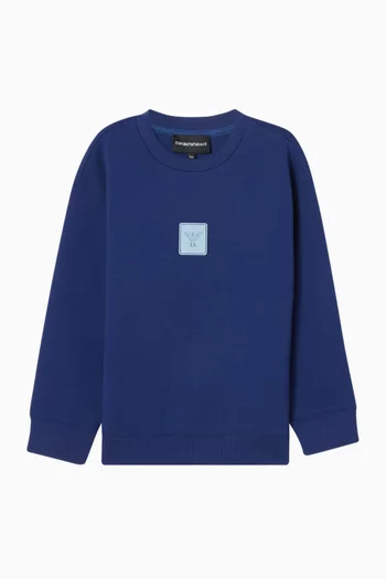 Embroidered Logo T-shirt in Cotton