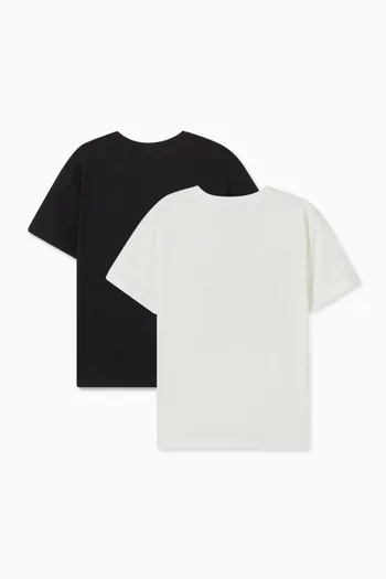 طقم تي شيرتات قطن، 2 قطع