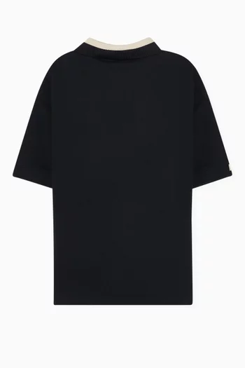 Logo Polo Shirt in Cotton