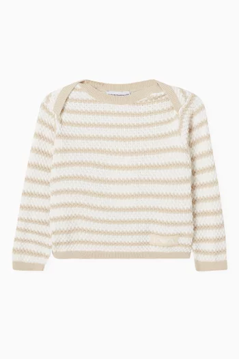 Striped Sweater in Knit