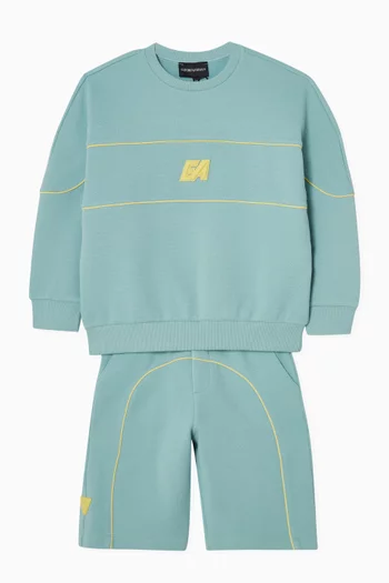 سويت شيرت برقعة بشعار EA‏