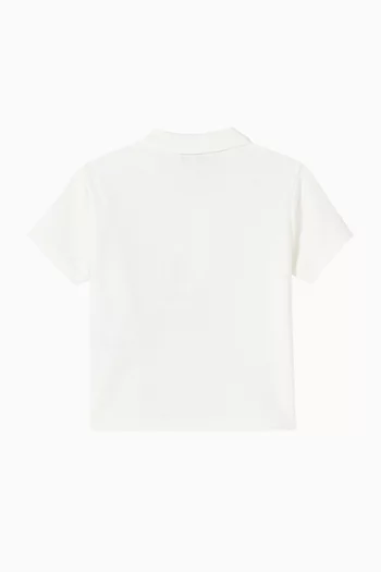 Logo Polo T-shirt in Cotton