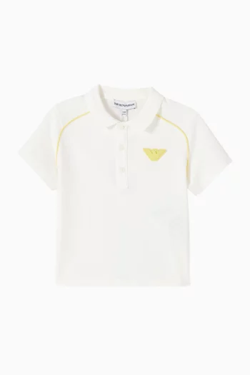 Logo Polo T-shirt in Cotton