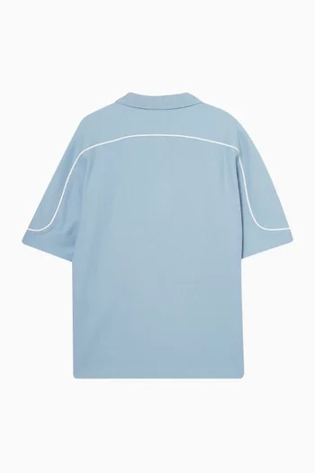 تي شيرت بولو بشعار الماركة قطن