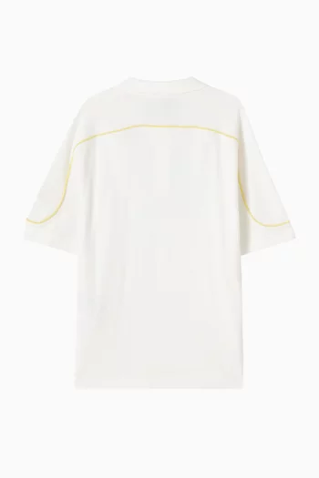 تي شيرت بولو بشعار الماركة قطن