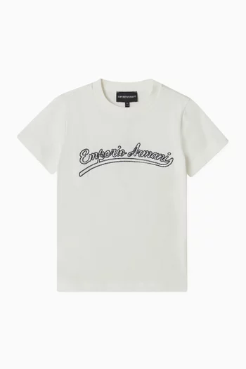 Baseball Logo T-shirt in Cotton