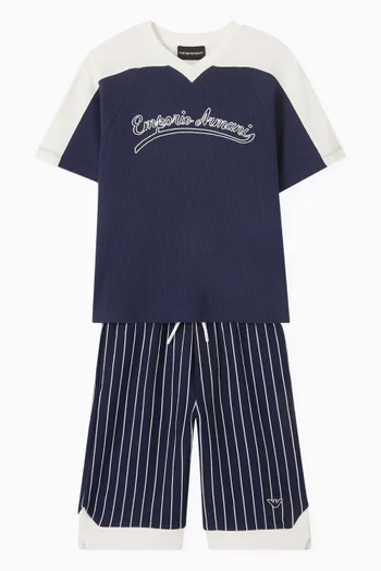 Striped Shorts in Cotton