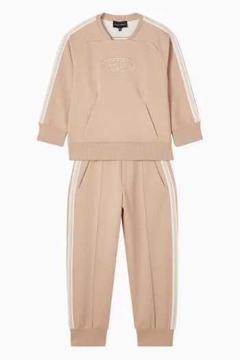 Loose Logo Sweatpants in Cotton