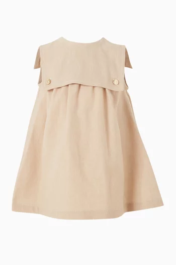 فستان بأزرار دينم