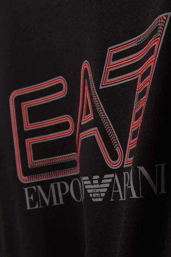 Macro Logo T-shirt in Cotton