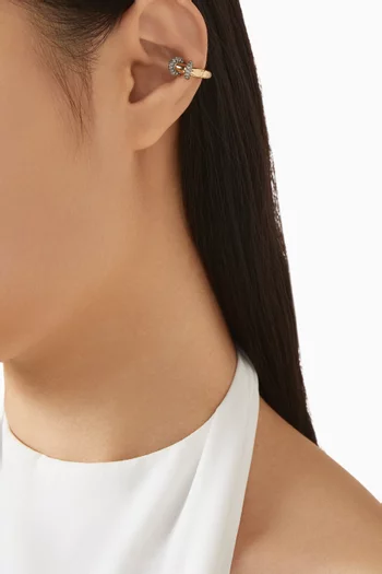 Lane Single Ear Cuff in 12kt Gold-plated Brass