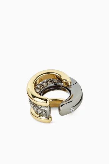 Maye Single Ear Cuff in 12kt Gold-plated Brass