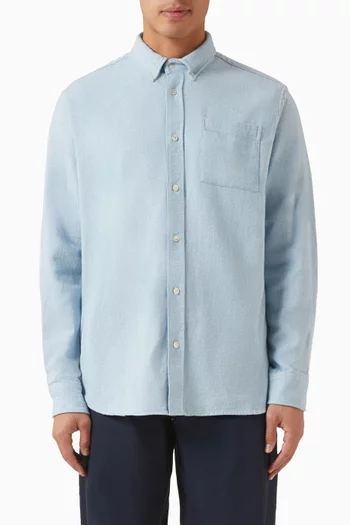 قميص كريك فلانيل قطن عضوي