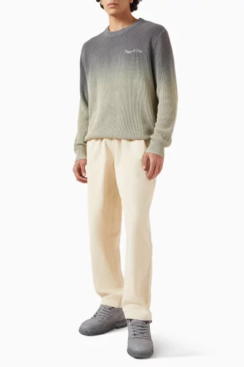 Wordmark Sweater in Cotton-knit