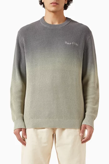 Wordmark Sweater in Cotton-knit