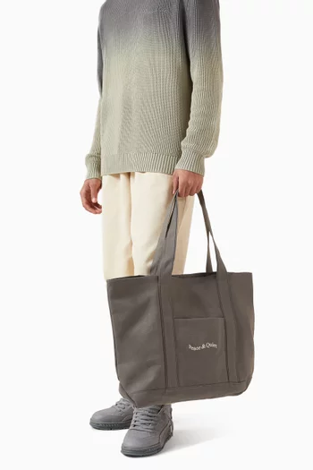 Wordmark Boat Tote Bag in Canvas