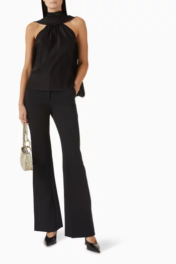 Scarlett Cape Top in Satin