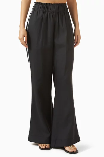 Zeffy Wide-leg Pants in Linen